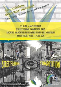 Finale competitie streetfishing in Amsterdam