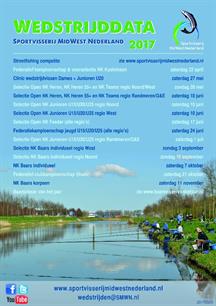 Wedstrijdkalender 2017 Sportvisserij MidWest Nederland