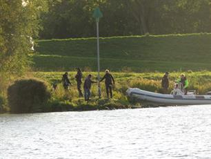 Grote gezamenlijke controle op grensrivier De Nederrijn