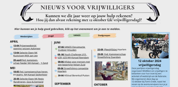 Nieuws voor Vrijwilligers