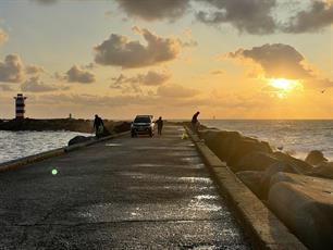 Noordpier afgesloten ivm werkzaamheden