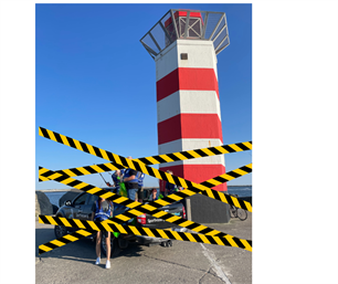 Noordpier gesloten door stormschade