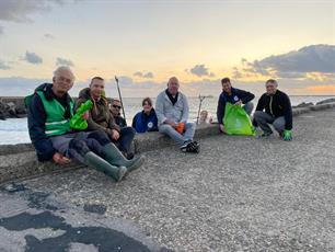 Noordpier ontdaan van zwerfafval