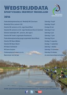 Overzicht wedstrijden Sportvisserij MidWest Nederland