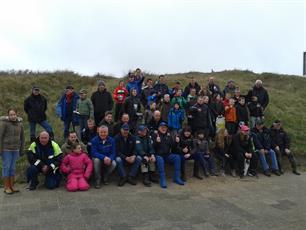 Strandvissen met de jeugd (2e Paasdag)