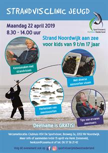 Tweede Paasdag (22 april) zeevissen voor de jeugd