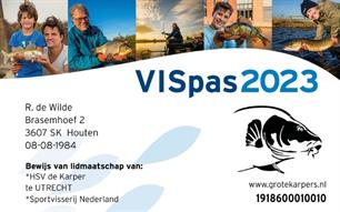 VISpas 2023 komt er aan!